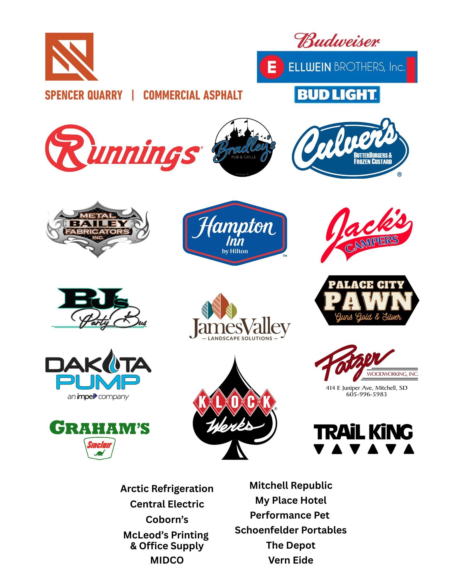 MIDCO Mitchell Republic My Place Hotel Performance Pet Schoenfelder Portables The Depot Vern Eide